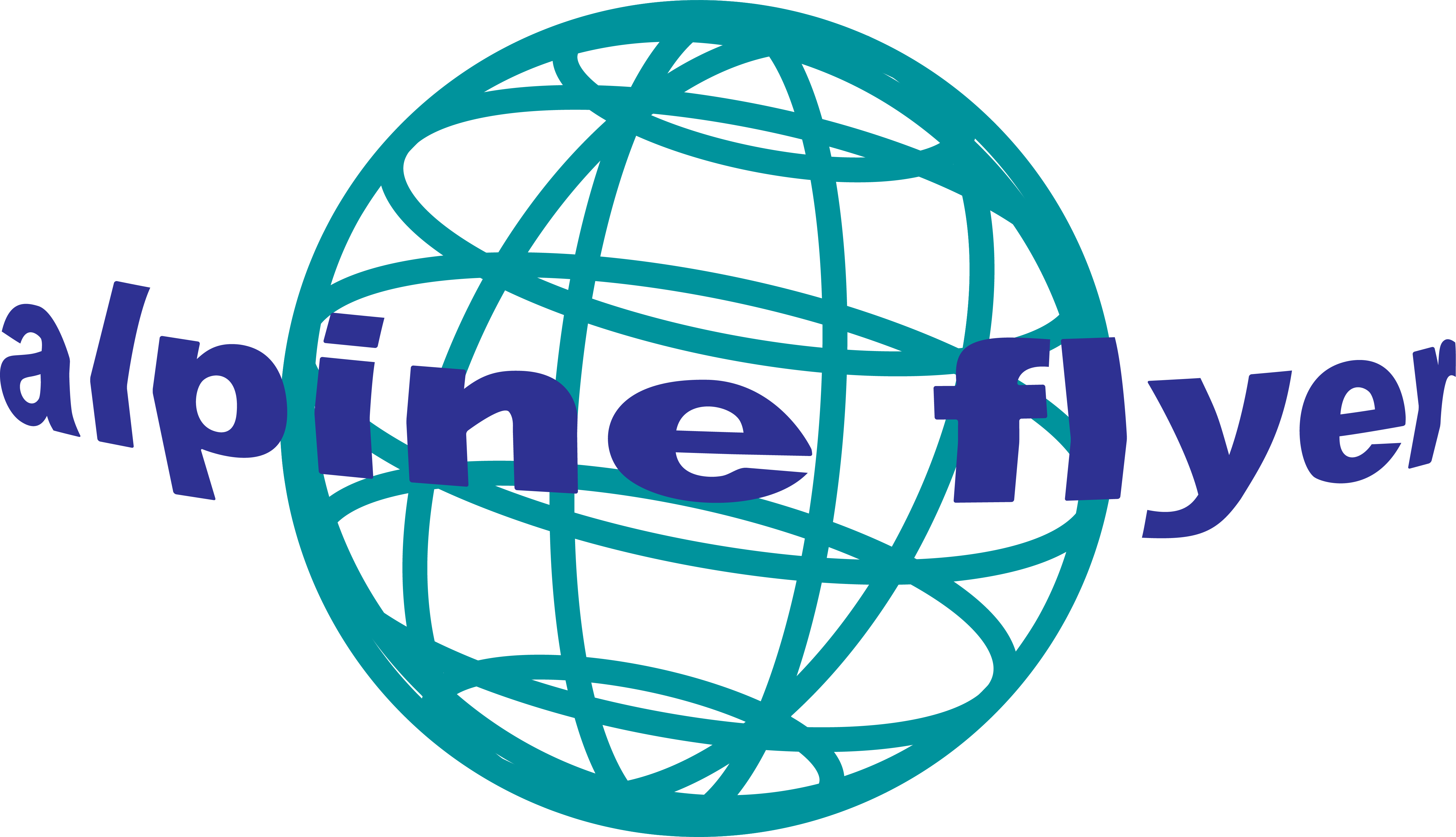 Logo that says Alpine Flyer